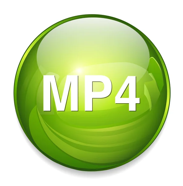 Formato icona mp4 — Vettoriale Stock