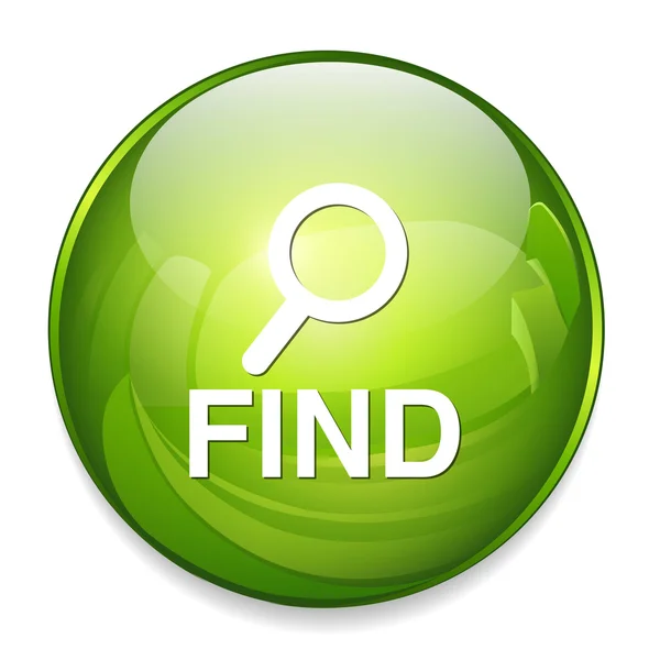 Find button icon — Stock Vector