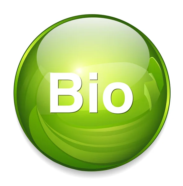 Bio icono web — Vector de stock