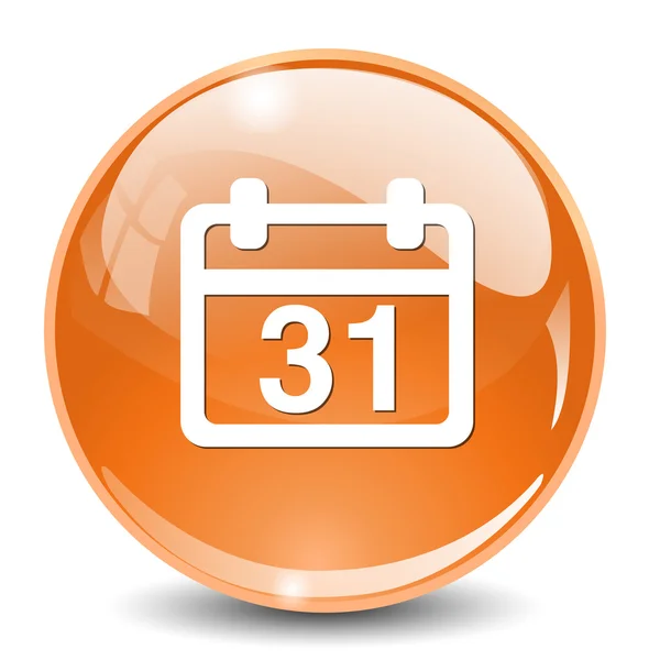31 Kalenderbutton-Symbol — Stockvektor