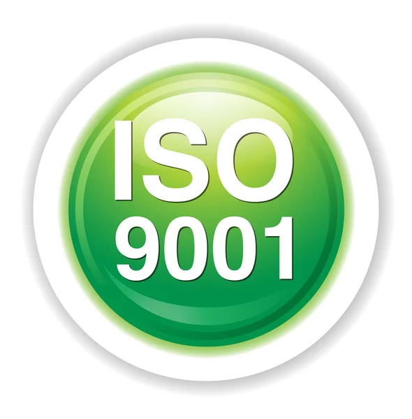 Iso 9001 아이콘 — 스톡 벡터