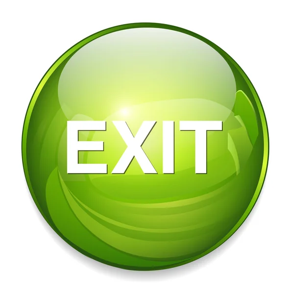 Exit web icon — Stock Vector