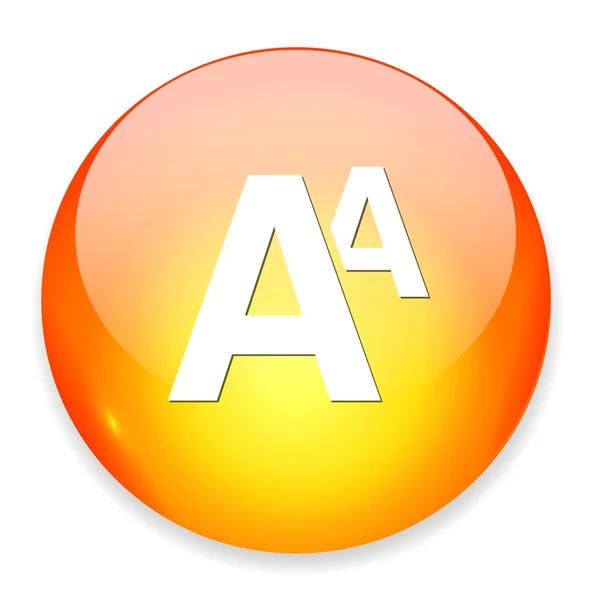 Alfabeto icono web — Vector de stock