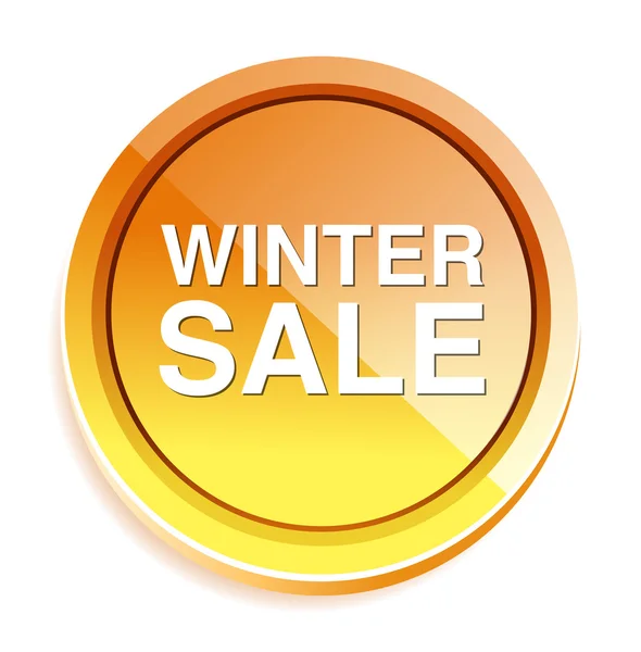 Winter sale icon — Stock Vector