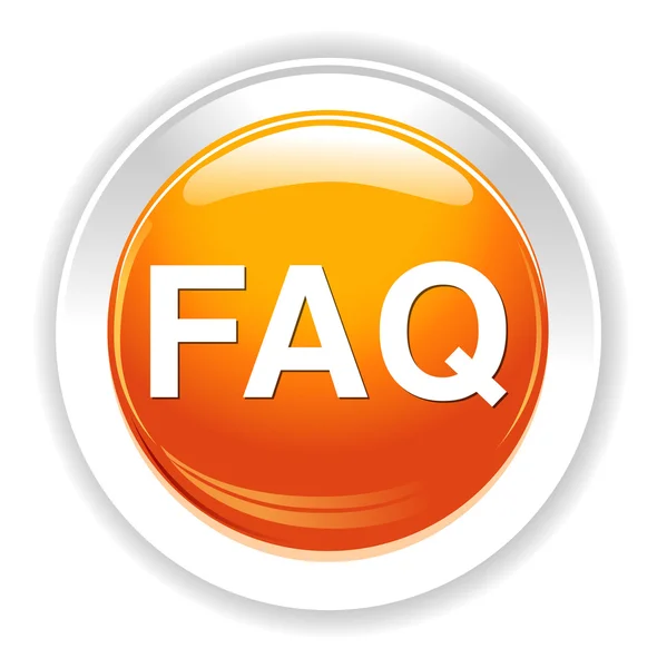 Frequently asked questions icon — Stock Vector