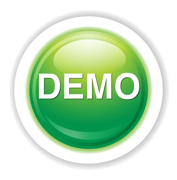 Demo web icon — Stock Vector