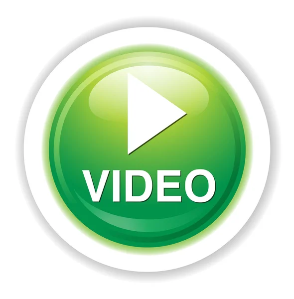 Video web icon — Stock Vector