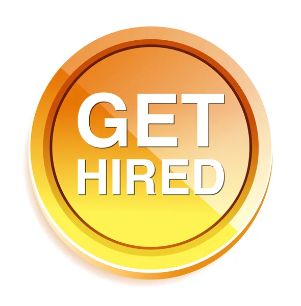 Get hired icon — Stock Vector