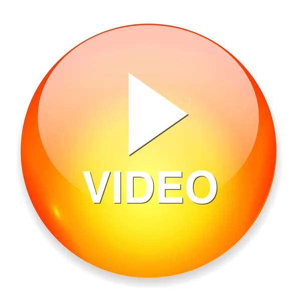 Video web icon — Stock Vector