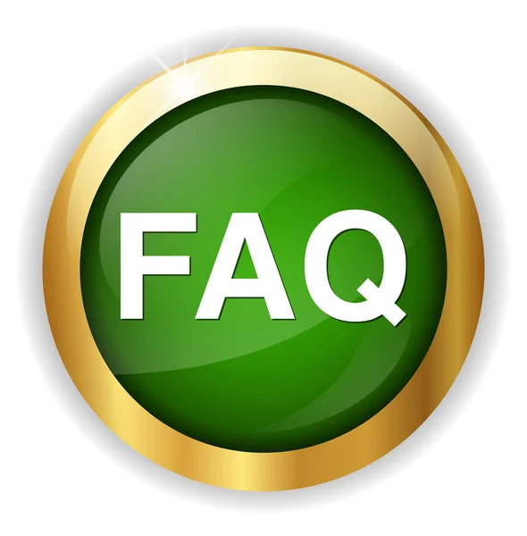 Frequently asked questions icon — Stock Vector