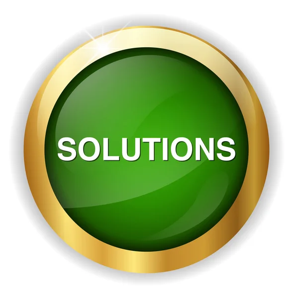 Solutions web icon — Stock Vector