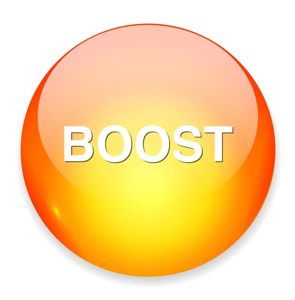 Booster l'icône web — Image vectorielle