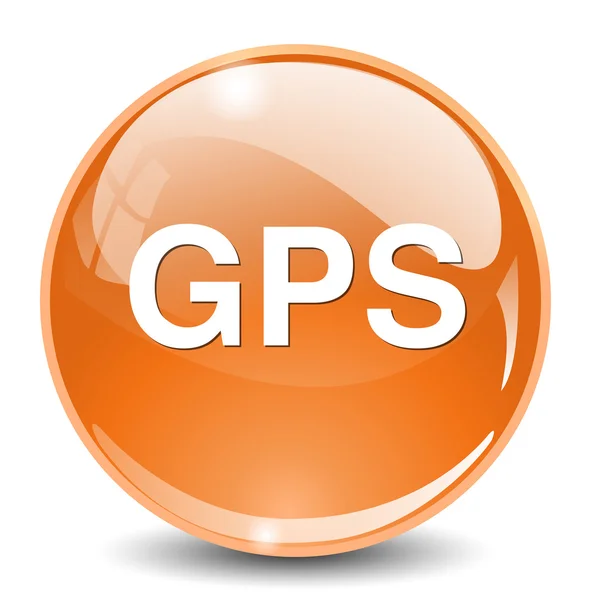 GPS webb-ikonen — Stock vektor