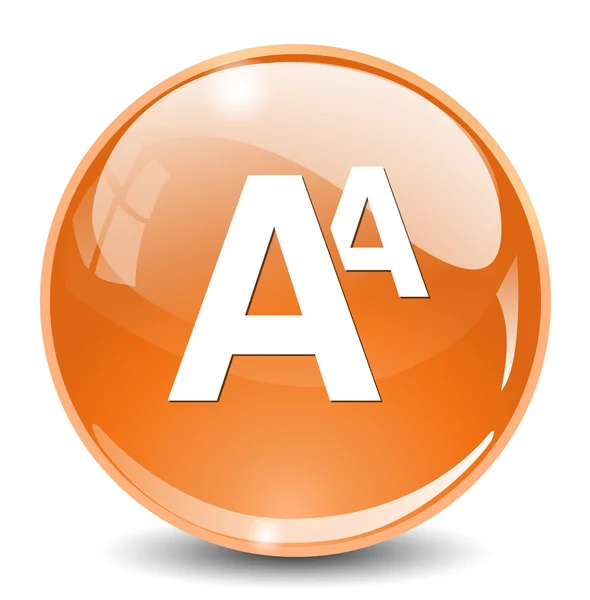 Alfabeto icono web — Vector de stock