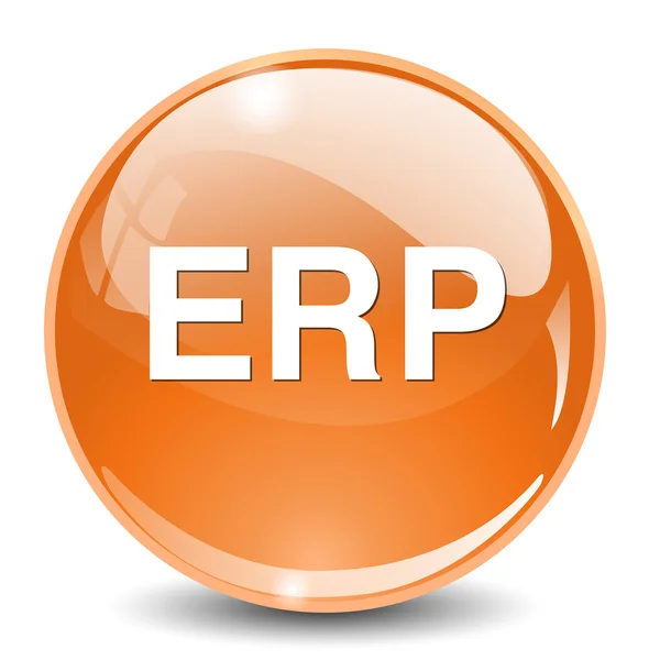 ERP web pictogram Rechtenvrije Stockvectors