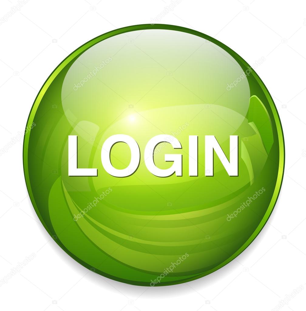 Login icon stock illustration. Illustration of button - 72946790