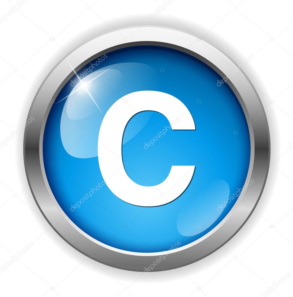 Copyright web icon