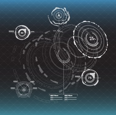 fütüristik kullanıcı arabirimi hud