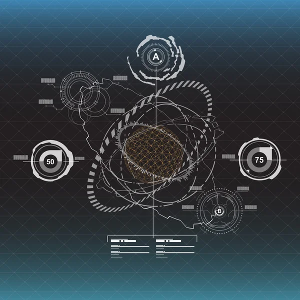 未来的用户界面 — 图库矢量图片