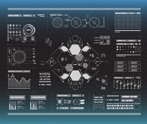 Siyah ve beyaz Infographic öğeleri
