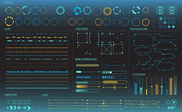 renkli Infographic öğeleri kümesi
