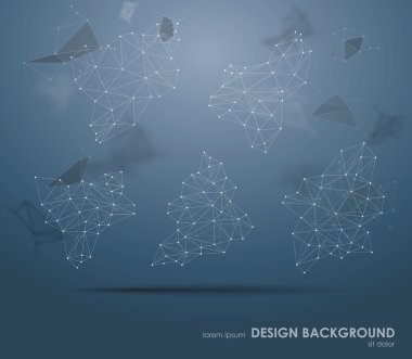 Düşük çokgen geometrisi öğeler