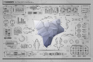 Siyah ve beyaz Infographic öğeleri
