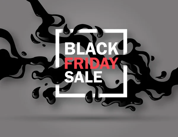 Black friday sale design layout — Stock Vector