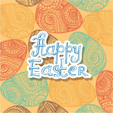 Yumurtalı Paskalya kartı