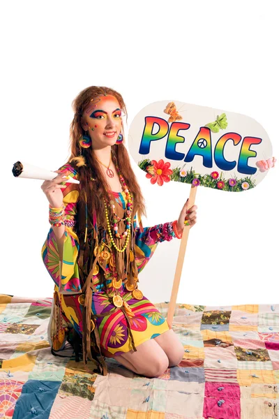 Joven chica hippie —  Fotos de Stock