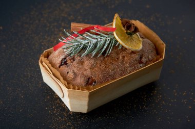 Arka planda Noel ekmeği, kapat