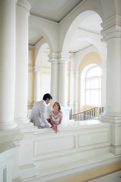 Romantic Bride and groom — Stock Photo, Image