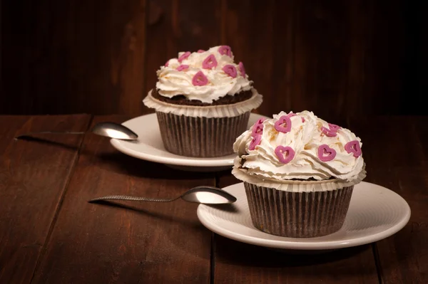 Delicious tasty cupcakes — Stock Photo, Image