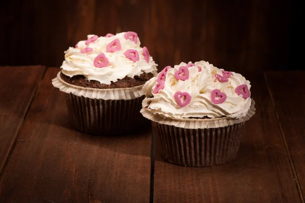 Delicious tasty cupcakes — Stock Photo, Image