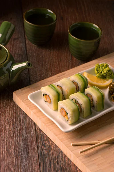 Japanese vegetarian sushi — Stock Photo, Image