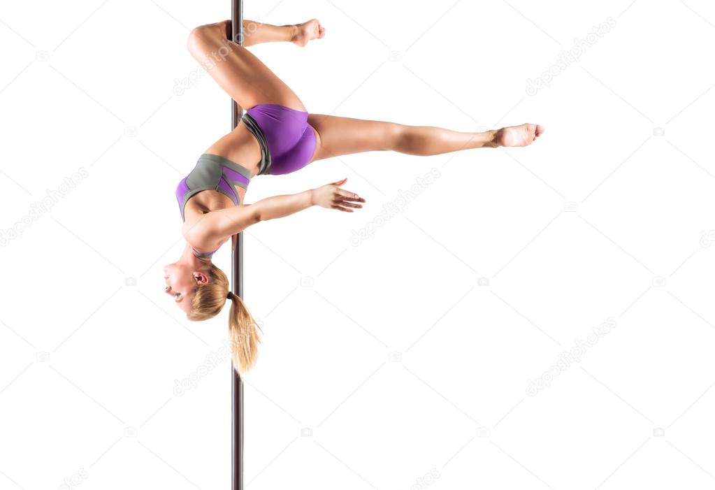 female Pole dancer