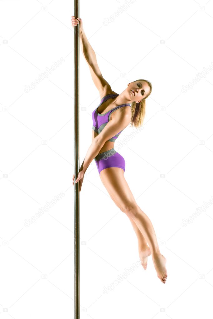 female Pole dancer