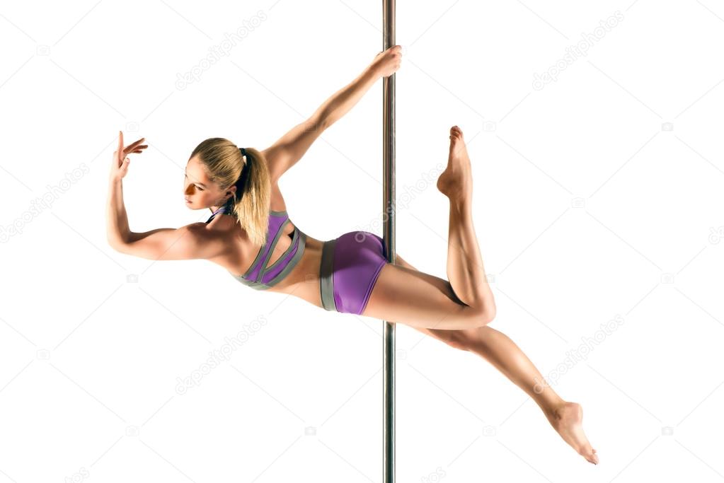 female Pole dancer