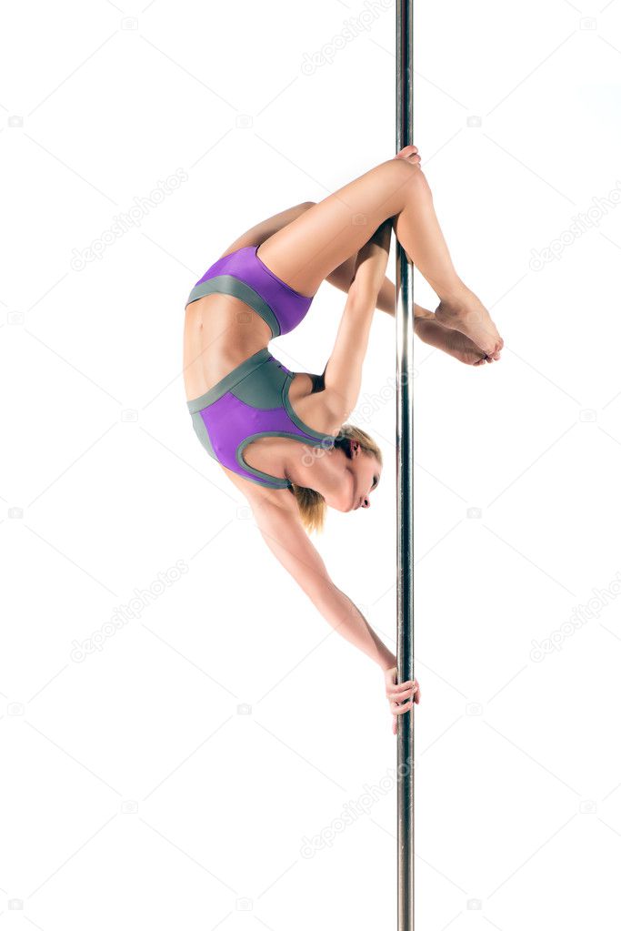 female Pole dancer