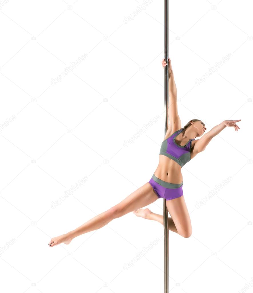 female Pole dancer