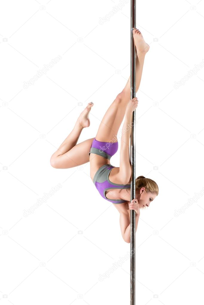female Pole dancer