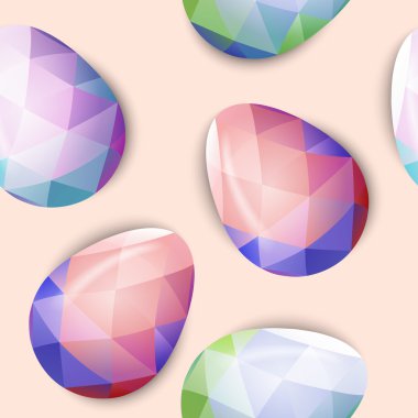 Renkli Paskalya yumurta duvar kağıdı.