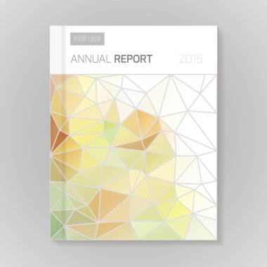 Yıllık rapor kapak şablonu