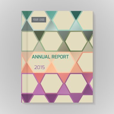 Yıllık rapor kapak şablonu