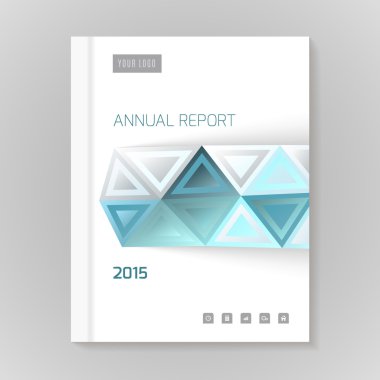 Yıllık rapor kapak şablonu