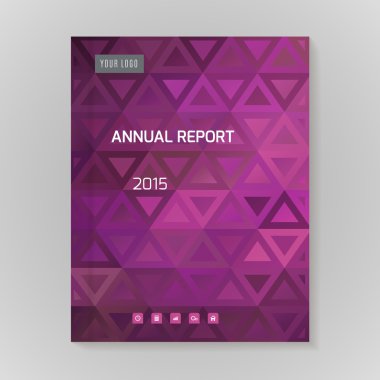 Yıllık rapor kapak şablonu