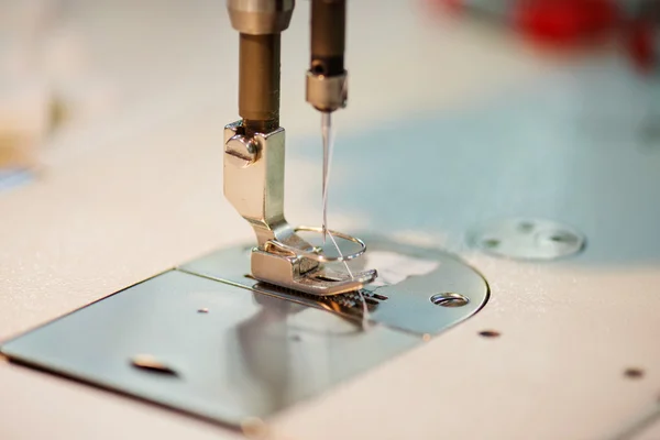 Close up of old sewing machine needle — Stock Photo, Image