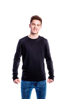 yakışıklı genç çocuk