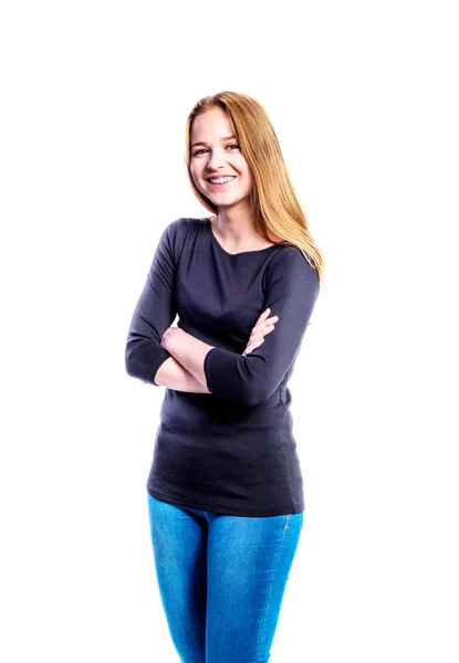 Schöne Teenager-Mädchen — Stockfoto