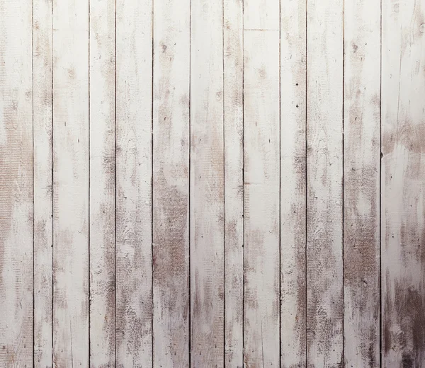 Velho branco placa de madeira fundo — Fotografia de Stock